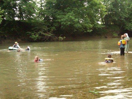 The river